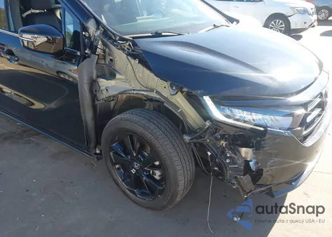 2023 Honda Odyssey Sport z USA, uszkodzony, nr VIN 5FNRL6H71PB030199